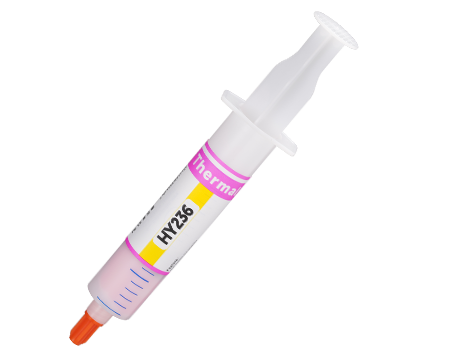 HY236 6.0W/m-K粉色导热泥20克短注射器装