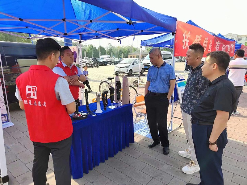 恩德萊石家莊愛心店與鹿泉殘聯(lián)合作，為聽障人士舉辦助聽器適配活動,。并受邀參加雄縣第三十四次全國助殘日系列主體活動,！